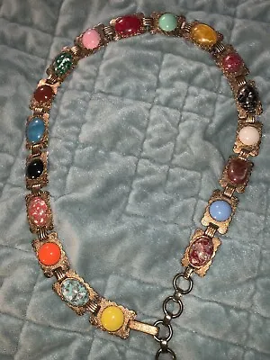 Vintage Stone Chain Belt • $180