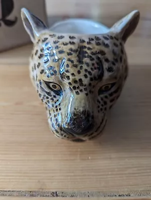 Quail Ceramics Leopard Face Egg Cup New • £15