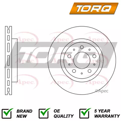 Brake Disc Front Torq Fits Volvo V70 850 C70 S70 960 V90 S90 91407593 • $54.12