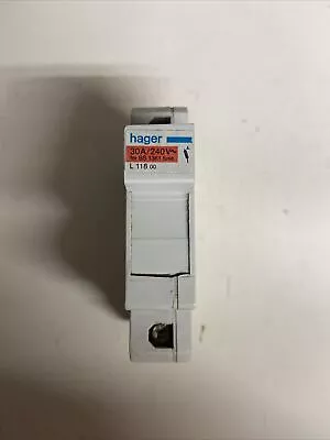 Hager 30A FUSE CARRIER L118 00 • £2.13