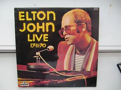 £8 • Buy  Elton John Live 17.11.70   12 Record Album, Good To Very Good Condition