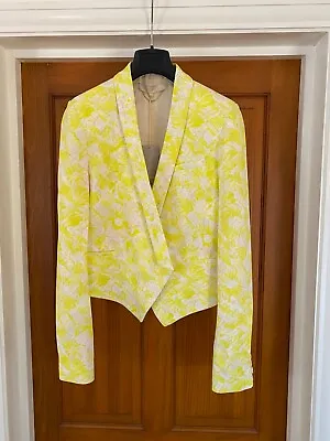 Vanessa Bruno Citrus Floral Summer Short Blazer Jacket Size 36 UK 8 BNWT NEW • $113.67