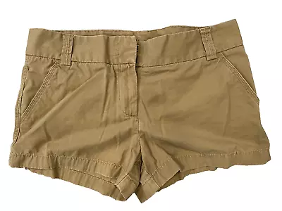 J Crew Cityfit Chino Casual Shorts Size 6 • $17.99