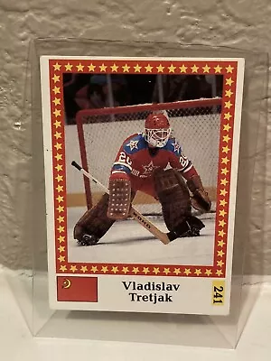 1991 Swedish Semic 241 Vladislav Tretiak • $22.99