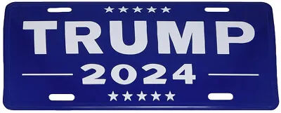 Trump 2024 Blue 6 X12  Aluminum License Plate USA Made • $9.88