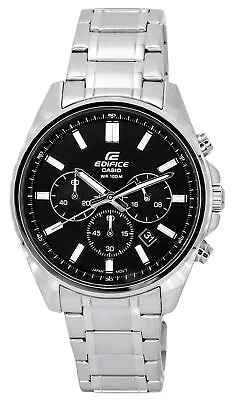 Casio Edifice Chronograph Black Dial Quartz 100M Men's Watch EFV-650D-1A • $92.98