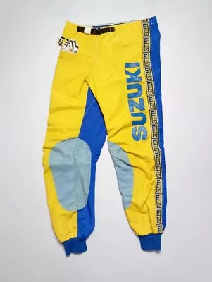 Vintage O'Neal Suzuki Motocross Supercross Pants Size 32 '80s • $129