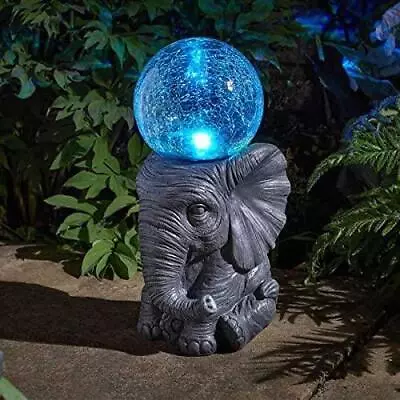 Smart Garden Solar Powered Elephant Orb • £24.99