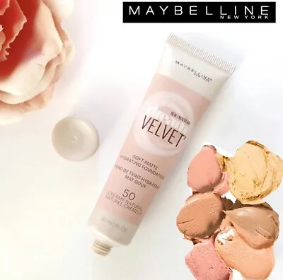 Maybelline Dream Velvet Gel Foundation Hydrating Matte Finish-30ml-Choose Shade • £5.90