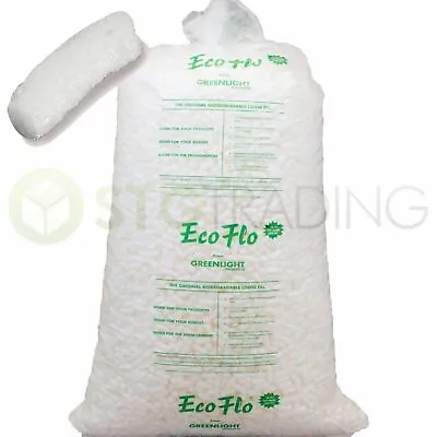 Ecoflo Quality Biodegradable Loose Void Fill Packing Peanuts *ALL QUANTITIES* • £27.95
