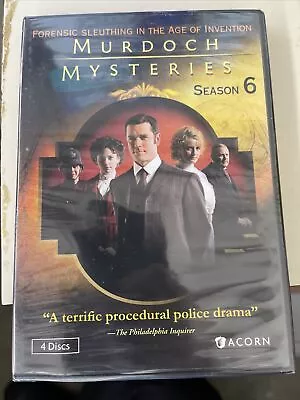 NIP Murdoch Mysteries: Season Six 6 (DVD 2013) (6) • $12.99