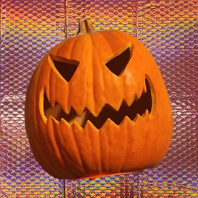 Trendmasters Pumpkin Foam Jack O Lantern Vintage Halloween 1993 Light Up HTF JOL • $34