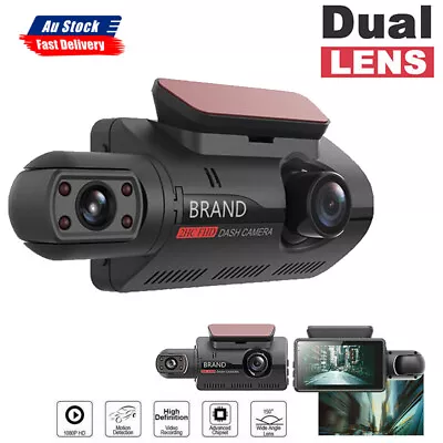 1080P Dual Dash Cam Uber Car 3  IR Night Vision Video Recorder Camera G Sensor • $31.99