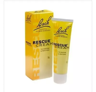£7.99 • Buy Bach Rescue Remedy Cream 30ml. BBE 06/2023