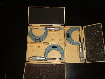 Mitutoyo 112-201 Vernier Micrometer Caliper; 30 Degree Point 0-25mm • $39