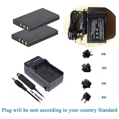 £19.19 • Buy 2 Battery NP-60 3.7V +Charger For Drift HD (1080p), HD170, HD170 Stealth, HD720