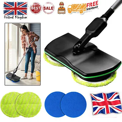 Electric Rechargeable Cordless Floor Cleaner Scrubber Sweeper Polisher Mop NEW • £30.99