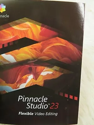 Pinnacle Studio 23 Software Flexible Video Editing Newest Version Retail Sealed • $40