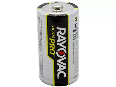 Bulk Rayovac C Batteries Ultra Pro Alkaline C Cell Batteries 150 Ct 12/31 • $45