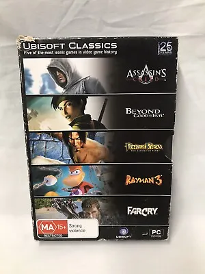 $39.99 • Buy Ubisoft Classics-PC Game Bundle  X5. Far Cry, Assassin’s Creed & More. Used.