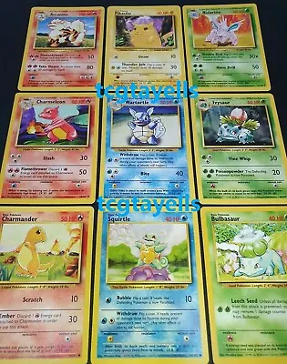 Base Set Pokemon Cards - Commons Uncommons - Pick From List • $1