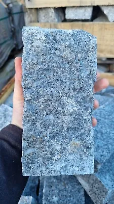 Granite Cobbles 200 X 100 X 50-75mm Natural Split Silver/Grey - 1sq/m • £40