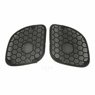 Black Front Fairing Speaker Grilles Mesh Covers Fit For Harley Road Glide 15-23 • $27.80