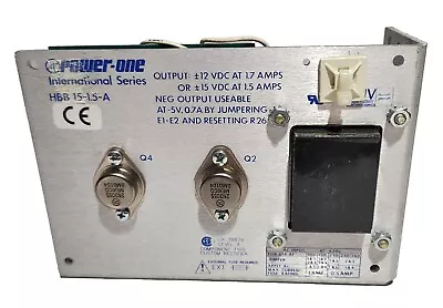 Power-one HBB 15-1.5-A Power Supply 120/240v-ac 1.7a Amp 12v-dc • $79.99