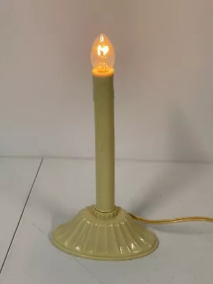 Vintage Christmas Window Electric Plastic Wax Drip Single Candle Stick Lights • $8