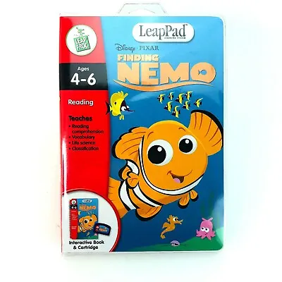 LeapFrog LeapPad Disney Finding Nemo Age 4 - 6 Interactive Book And Cartridge • £5.95