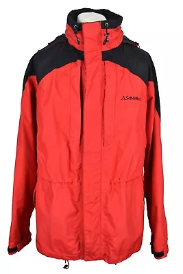 SCHOFFEL Red Rain Coat Size GB 46 Mens Full Zip Outerwear Outdoors Menswear • $28.97