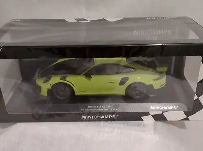 Mini Champ 1:18 Porsche 911 GT2  RS Green 1 To 504 Pieces • $199