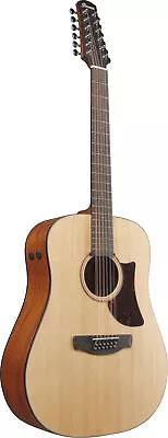 Ibanez AAD1012EOPN Advanced 12-string Acoustic-electric Guitar - Open Pore Natur • $599.99