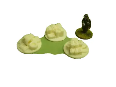 £2.25 • Buy Terrain 28 Mm Wargame Resin  3 Small Jump Off Objective Markers 1:56 Scale  846