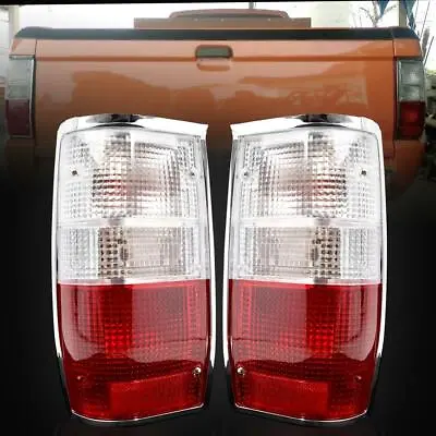 Fit 86-97 Mitsubishi L200 Dodge Ram Colt Mighty Max Clear Red Tail Light Lamp • $59.73