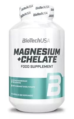 BioTechUSA Magnesium + Chelate - 60 Caps • £11.35