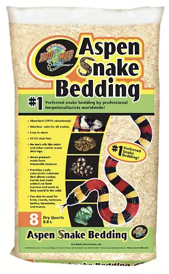 Zoo Med Aspen Snake Bedding 8 Quarts • $12.99