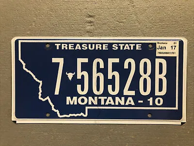 Vintage Montana License Plate Treasure State Random Letters/numbers Nice!! • $6.99