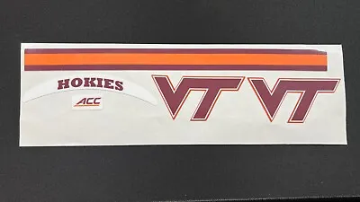 Virginia Tech Hokies Mini Football Helmet Decal Set • $25