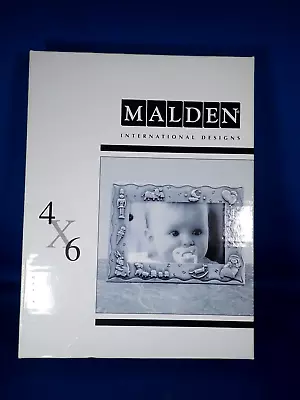 Malden Baby Picture Frame Pewter 4x6 Horizontal • $9.99