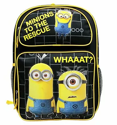 Despicable Me Minions To The Rescue Large 16 Backpack • $16.99