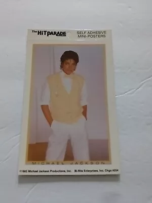 1983 Michael Jackson In Yellow Sweater Mini Poster MJ Vintage Collectible Gift  • $8.99