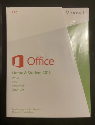 £45 • Buy Microsoft Office 2013 Home & Student Word Excel PowerPoint