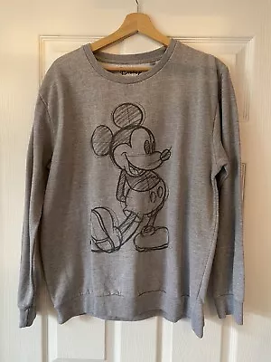 Grey Mickey Mouse Disney Sweatshirt  • £5