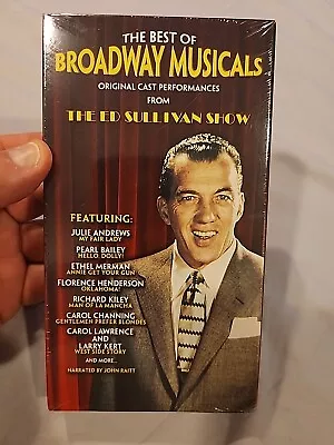 Best Of Broadway Musicals The Ed Sullivan Show (VHS 1994) RARE Copy NEW Sealed • $20.97