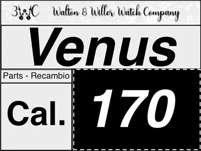 Nos [1 PC] Venus 170 Original Parts Vintage Chronograph New Chrono OEM 3wc • $11.16