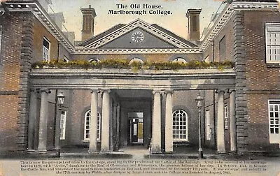 Marlborough College - The Old House ~ An Old Postcard #240565 • £3.90