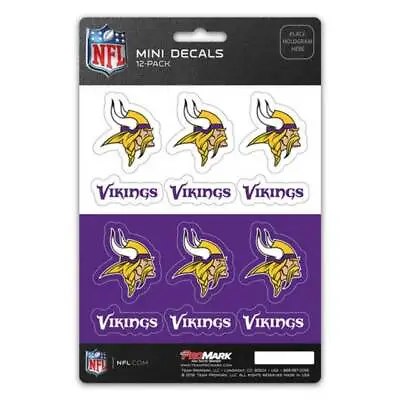 Minnesota Vikings - Set Of 12 Sticker Sheet • $7.99