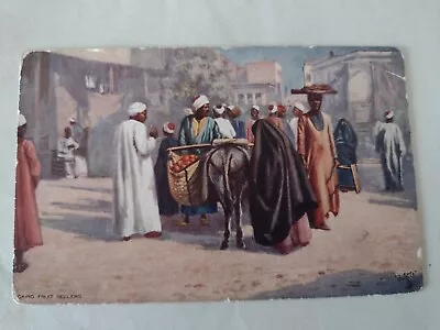 London County Council Reward Card Cairo Fruit Sellers Tucks • £3