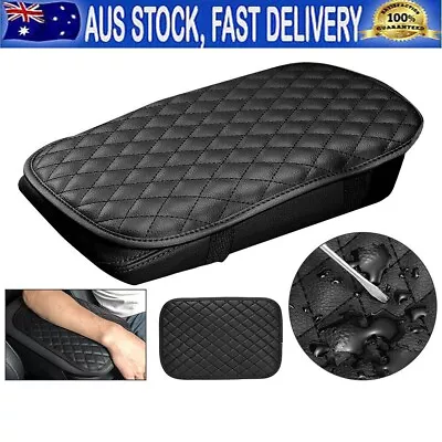 Car Armrest Cushion Cover Center Console Box Pad Protector Mat Accessories Black • $11.99